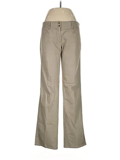 Pre-owned Worth Khaki Pant In Tan