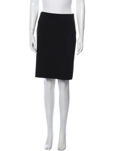 Pre-owned Worth Knee-length Skirt In Black