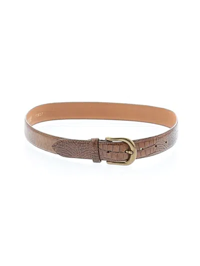 Pre-owned Worth Leather Belt In Brown