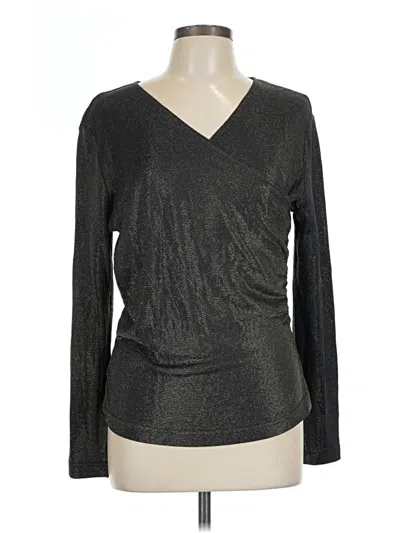 Pre-owned Worth Long Sleeve T-shirt In Silver