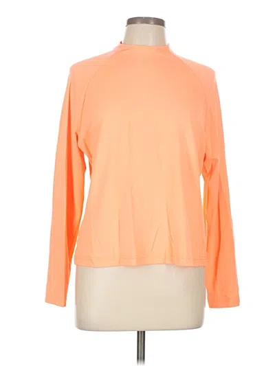 Pre-owned Worth Long Sleeve Turtleneck In Orange