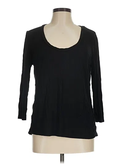 Pre-owned Worth New York 3/4 Sleeve T-shirt In Black