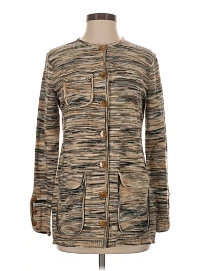 Pre-owned Worth New York Cardigan Sweater In Brown