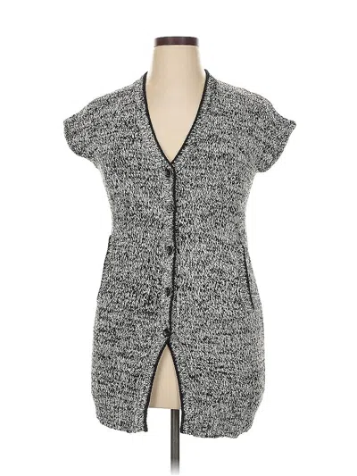 Pre-owned Worth New York Cardigan Sweater In Gray