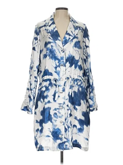 Pre-owned Worth New York Casual Dress In Blue