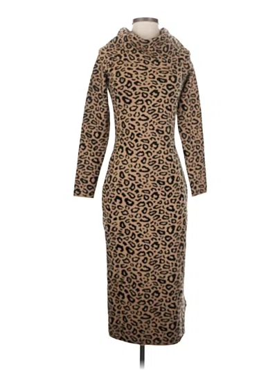 Pre-owned Worth New York Casual Dress In Brown