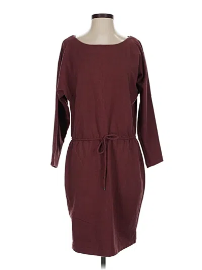 Pre-owned Worth New York Casual Dress In Burgundy