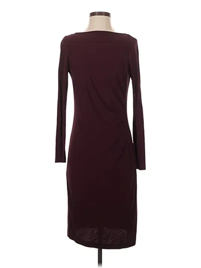 Pre-owned Worth New York Casual Dress In Burgundy