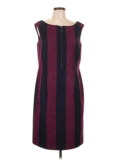 Pre-owned Worth New York Casual Dress In Burgundy