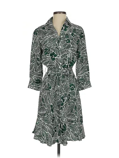 Pre-owned Worth New York Casual Dress In Green