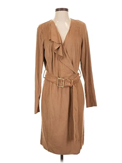 Pre-owned Worth New York Casual Dress In Tan