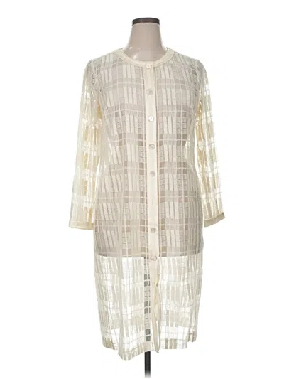 Pre-owned Worth New York Casual Dress In White
