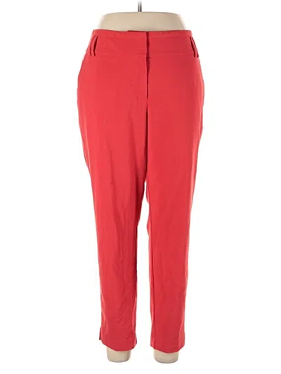 Pre-owned Worth New York Casual Pants In Red