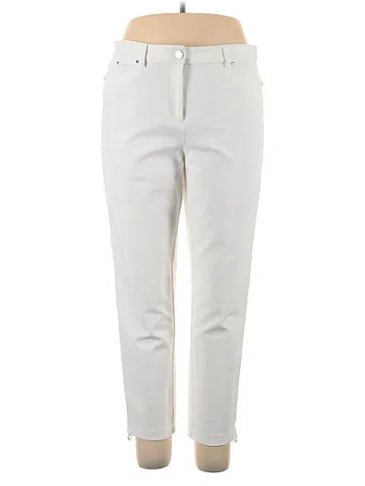 Pre-owned Worth New York Casual Pants In White