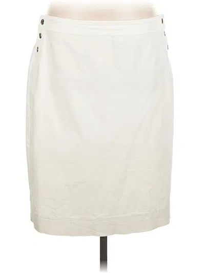 Pre-owned Worth New York Casual Skirt In Ivory