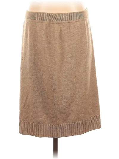 Pre-owned Worth New York Casual Skirt In Tan
