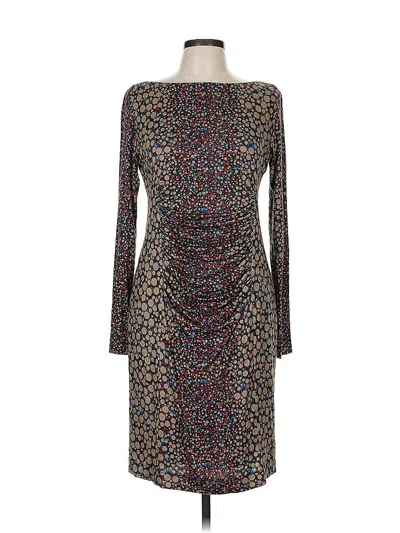 Pre-owned Worth New York Cocktail Dress In Brown