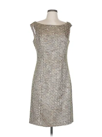 Pre-owned Worth New York Cocktail Dress In Gray