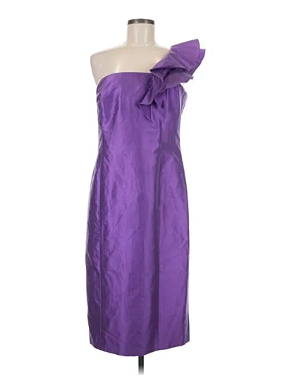 Pre-owned Worth New York Cocktail Dress In Purple