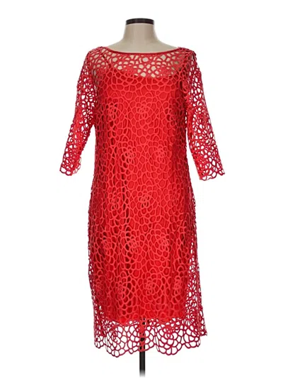 Pre-owned Worth New York Cocktail Dress In Red