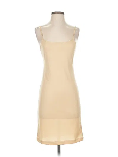 Pre-owned Worth New York Cocktail Dress In Tan