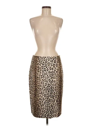 Pre-owned Worth New York Cocktail Dress In Tan
