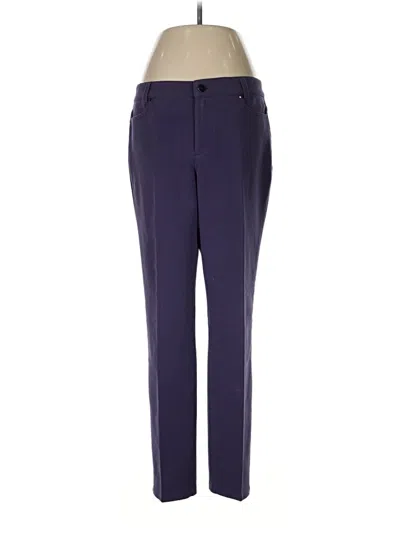 Pre-owned Worth New York Dress Pants In Purple