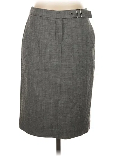 Pre-owned Worth New York Formal Skirt In Gray