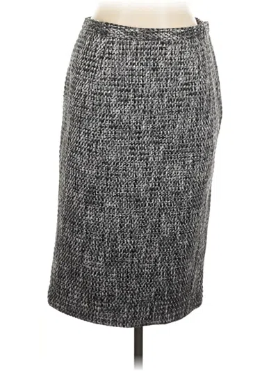 Pre-owned Worth New York Formal Skirt In Gray