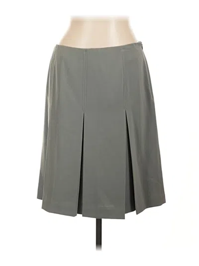 Pre-owned Worth New York Formal Skirt In Gray