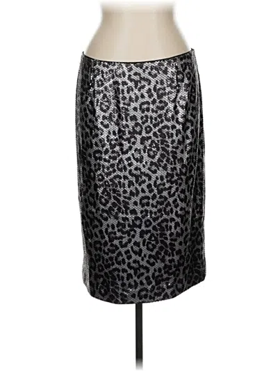 Worth New York Formal Skirt In Silver