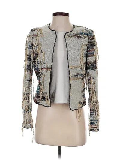 Pre-owned Worth New York Jacket In Silver