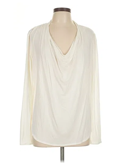 Pre-owned Worth New York Long Sleeve Blouse In White