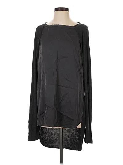 Pre-owned Worth New York Long Sleeve Top Black Cowl Neck Tops