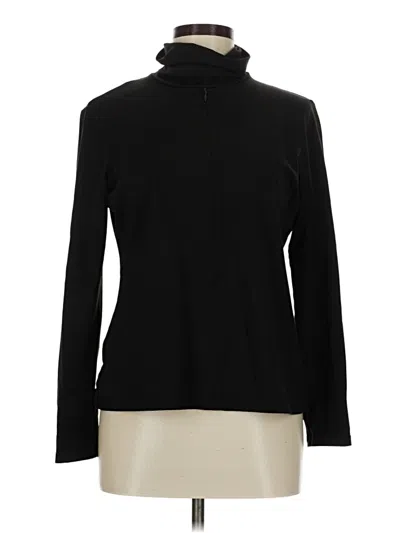 Pre-owned Worth New York Long Sleeve Top Black Turtleneck Tops