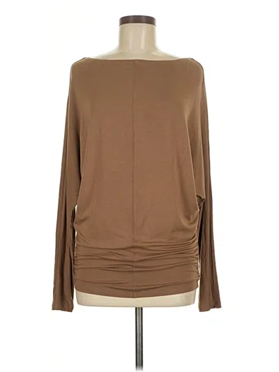 Pre-owned Worth New York Long Sleeve T-shirt In Brown