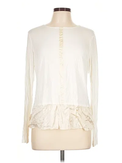 Pre-owned Worth New York Long Sleeve T-shirt In Ivory