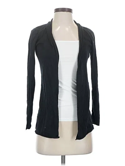 Pre-owned Worth New York Silk Cardigan Sweater In Black