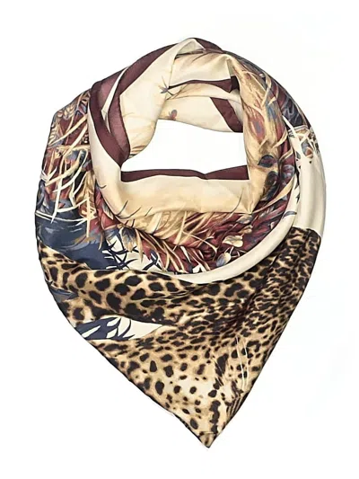 Pre-owned Worth New York Silk Scarf In Ivory
