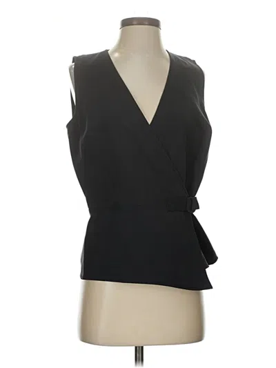Pre-owned Worth New York Sleeveless Blouse In Black