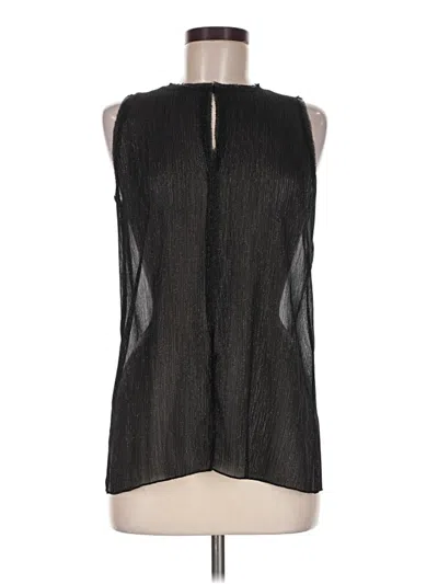 Pre-owned Worth New York Sleeveless Blouse In Black