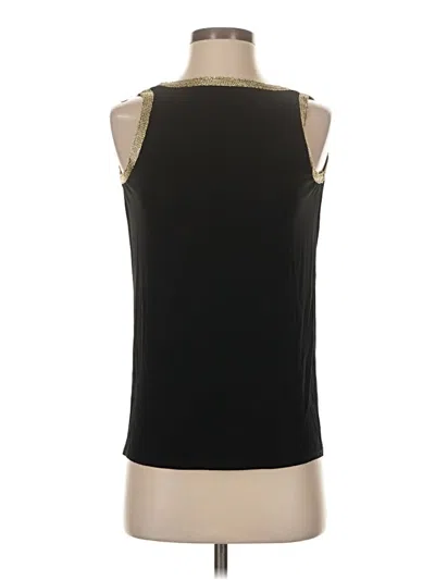 Pre-owned Worth New York Sleeveless Top Gold Halter Neckline Tops