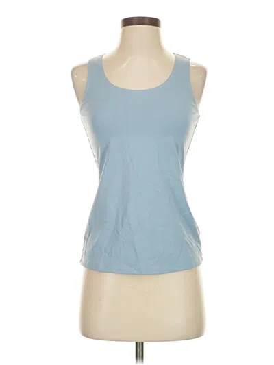 Pre-owned Worth New York Tank Top Blue Halter Neckline Tops