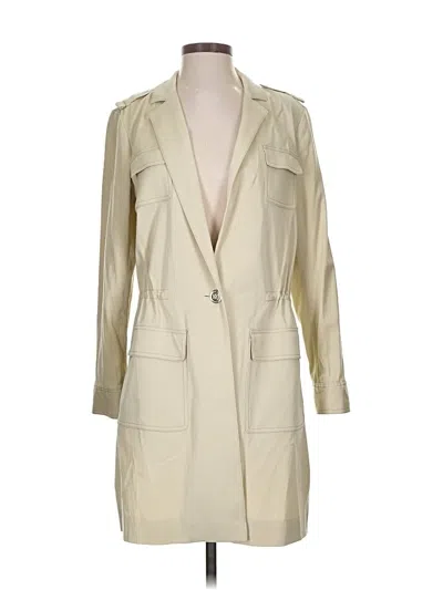 Pre-owned Worth New York Trenchcoat In Ivory