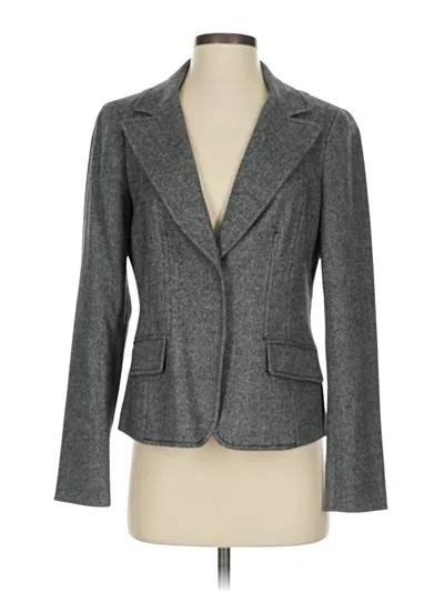 Pre-owned Worth New York Wool Blazer Jacket In Gray