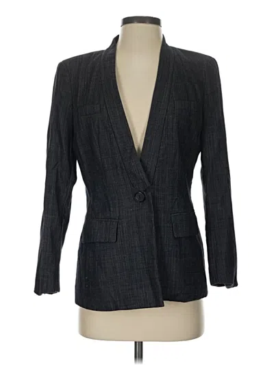 Pre-owned Worth New York Wool Blazer Jacket In Gray