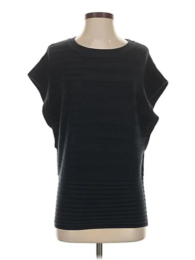 Pre-owned Worth New York Wool Cardigan Sweater In Black