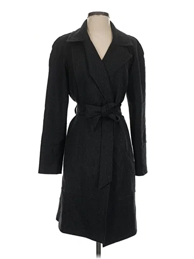 Pre-owned Worth New York Wool Coat In Gray