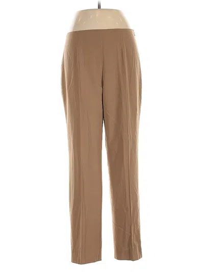Pre-owned Worth New York Wool Pants In Brown