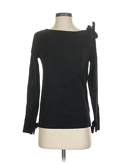 Pre-owned Worth New York Wool Pullover Sweater In Black